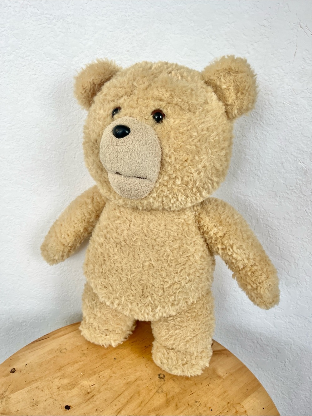 "TED 15"" Talking Plush Teddy Bear w Moving Mouth Rated R Commonwealth 2012"